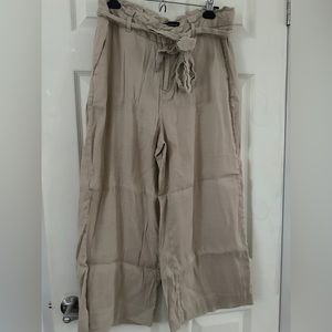 Banana Republic Linen Wide Leg Trousers
